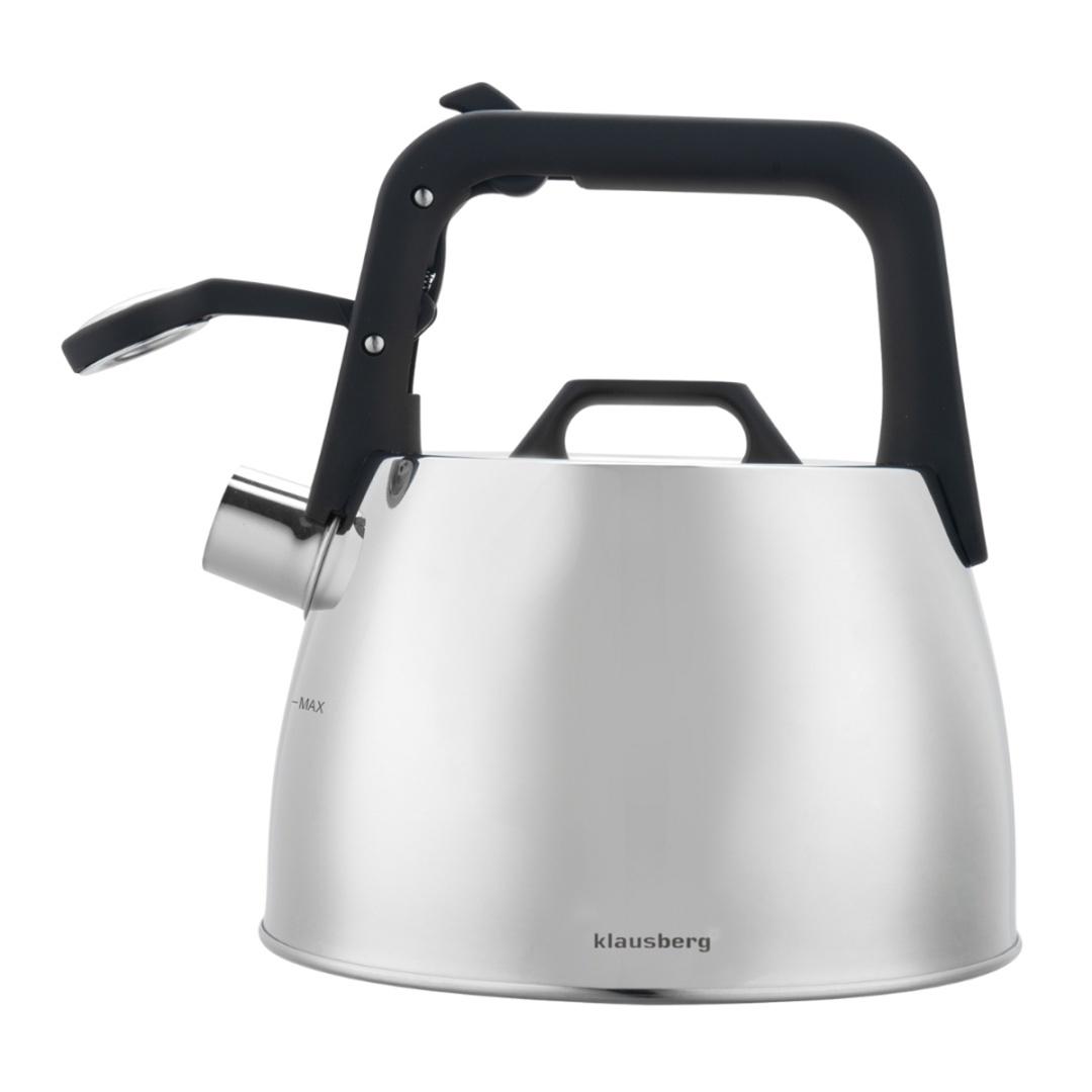 CZAJNIK STALOWY Z GWIZDKIEM 2,5L KLAUSBERG KB-7914